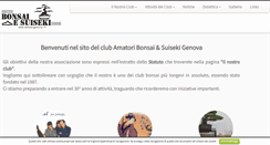 Desktop Screenshot of bonsaigenova.it