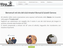 Tablet Screenshot of bonsaigenova.it